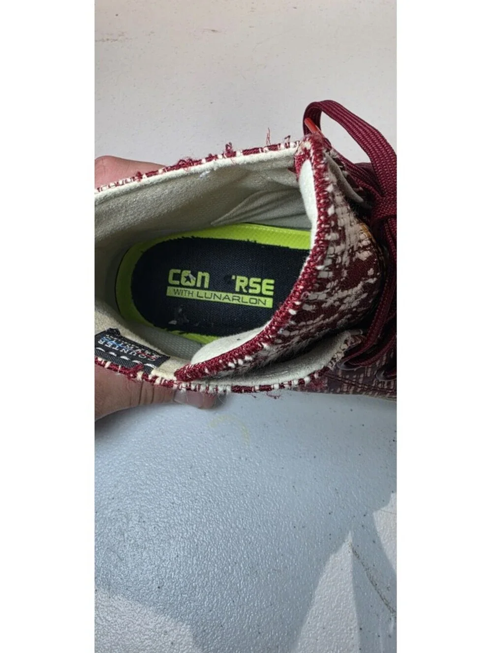 Converse Chuck Taylor All Star II High Top 153560C Burgundy Men's 9 Women's 11